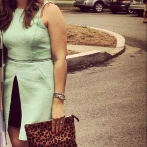 Mint Green Tibi Dress with built in shorts